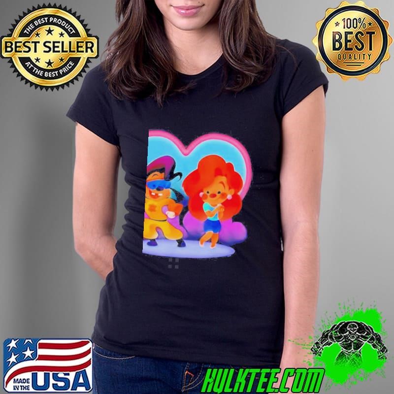 Goofy Movie Max And Roxanne Ladies Tee