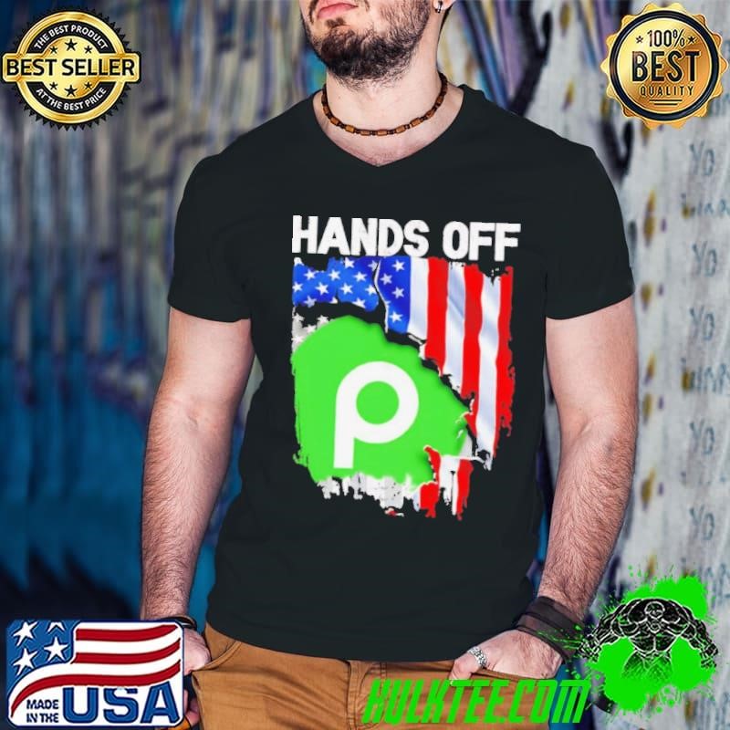 Hands off Publix American flag shirt