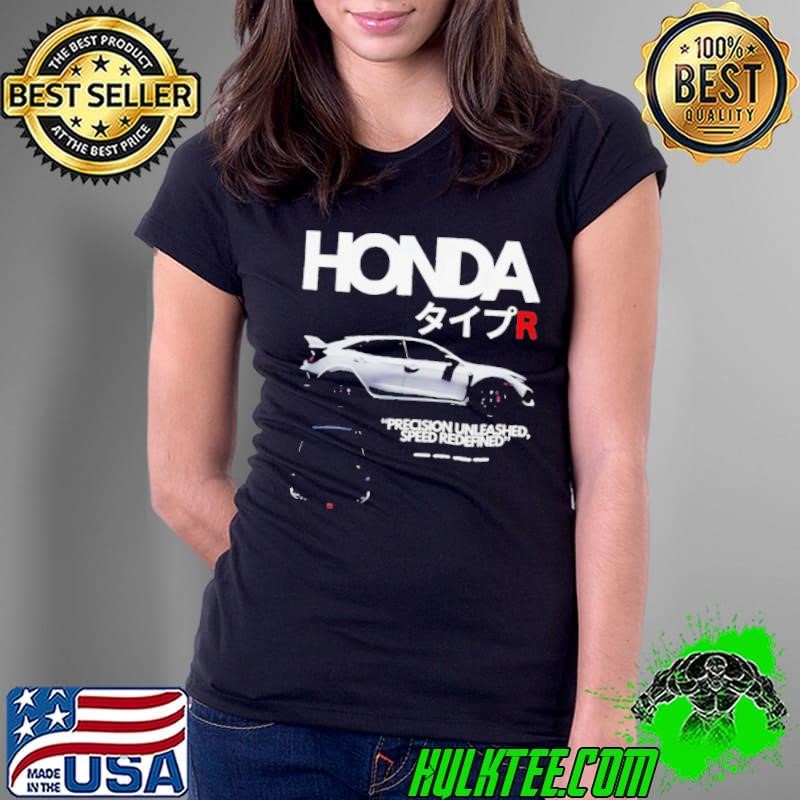 Honda Precision Unleashed Speed Redefined car Ladies Tee