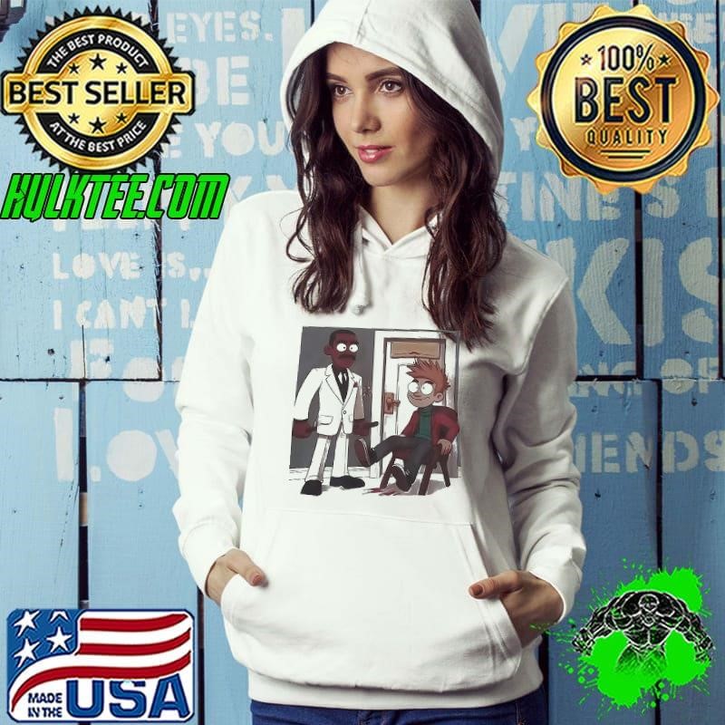 Interrogation gone wrong cartoon crossover shirt