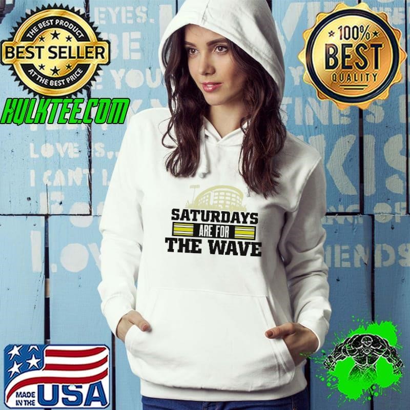 Iowa Hawkeyes saturdays are for the wave Hoodie