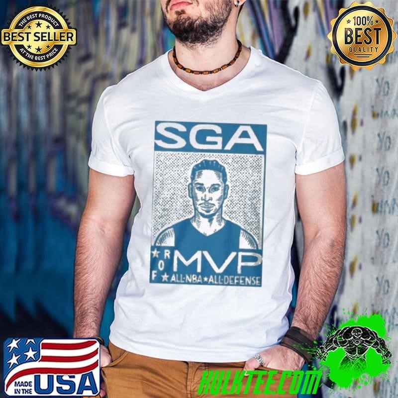 Jalen Williams Wear Sga Mvp Shirt For Nba All Defensive T Guys V Neck