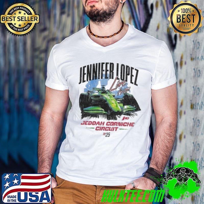 Jennifer Lopez Live From Jeddah Corniche Circuit Guys V Neck