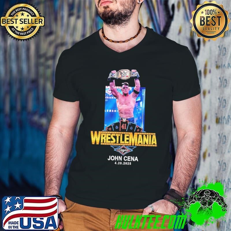 John Cena WrestleMania Vegas 2025 Guys V Neck