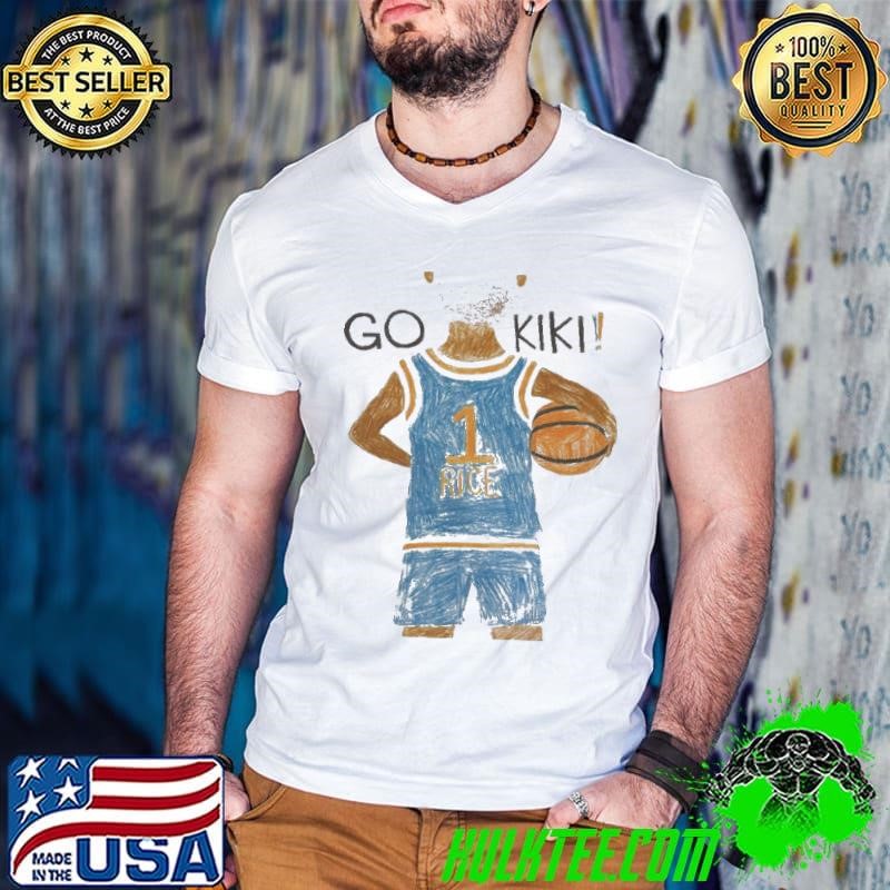 Kiki Rice Go Kiki Illustration UCLA Bruins Basketball 2025 NCAA Big Ten Conference Painting shirt