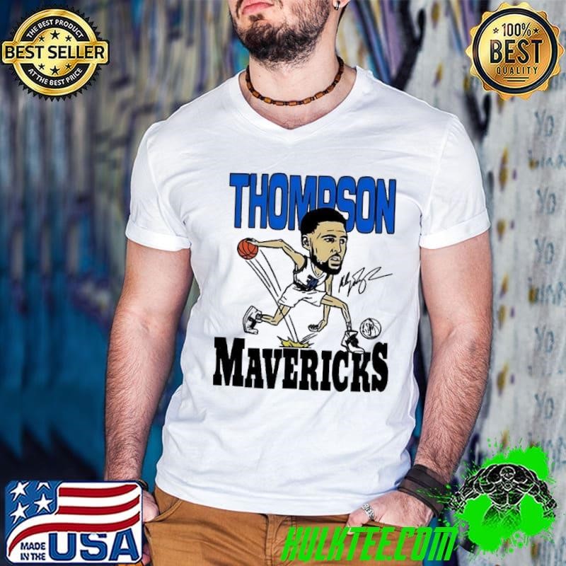 Klay Thompson Dallas Mavericks signature cartoon shirt