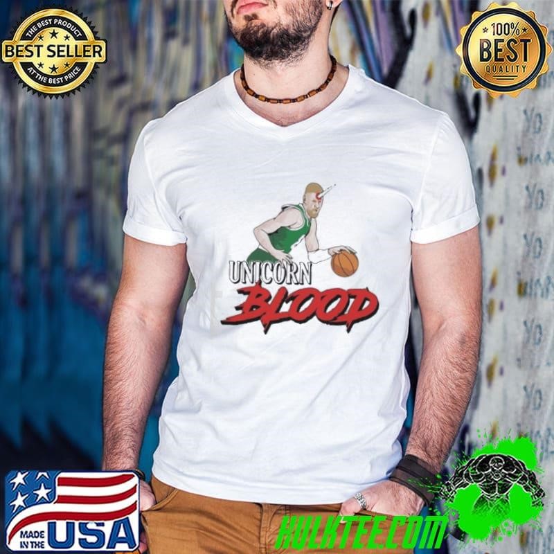 Kristaps Porzingis Unicorn Blood Boston Celtics shirt