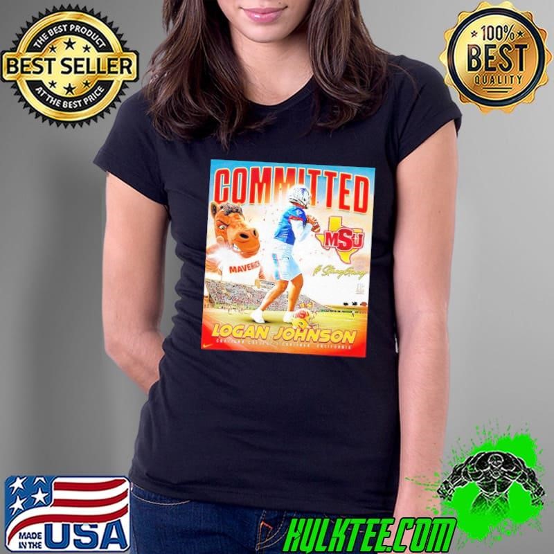 Logan Johnson Commits to Midwestern State University Football Ladies Tee