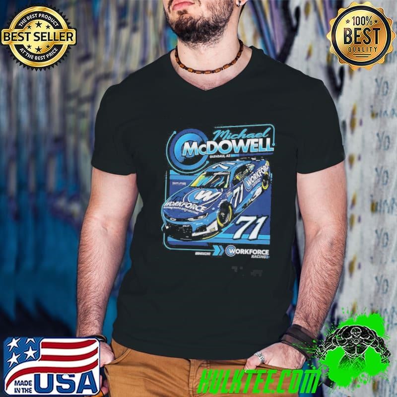 Michael McDowell Workforce Racing Car Number 71 NASCAR Shirt