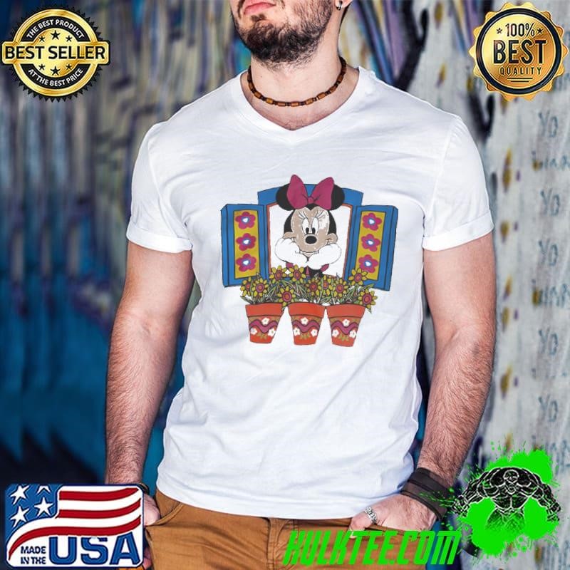 Minnie Mousse Flowers By The Window Shirt