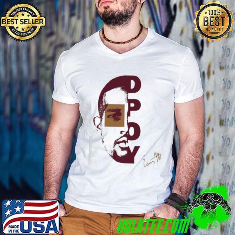 NBA Defensive Player of the Year DPOY face signature shirt