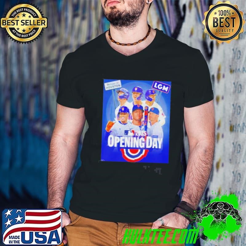 New York Mets 2025 MLB Opening Day Welcome To Houston Shirt