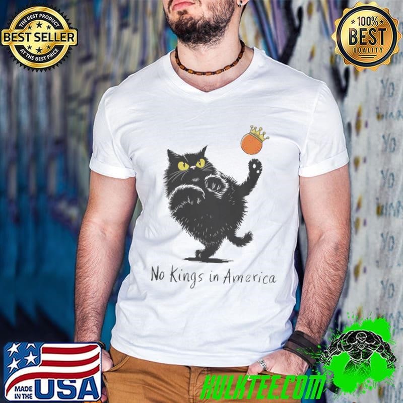 No Kings In America We The People Political Cat Guys V Neck