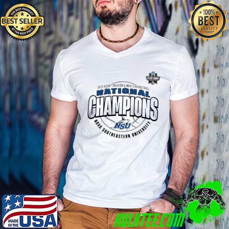 Nova Southeastern University 2025 NCAA Division II Men’s Basketball Champions shirt