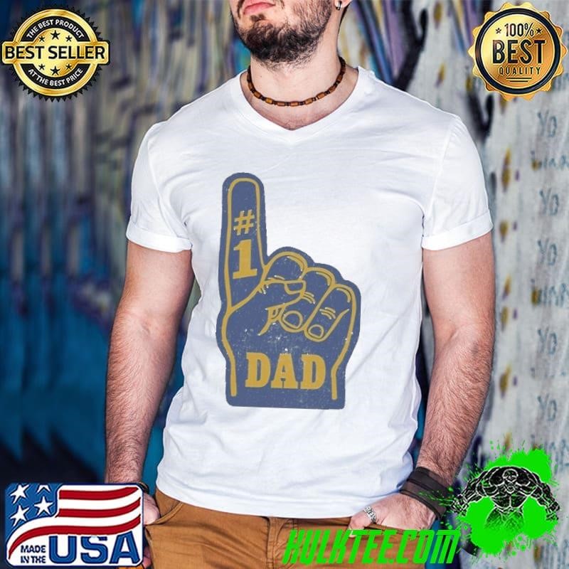 Number 1 Dad Father Day Guys V Neck