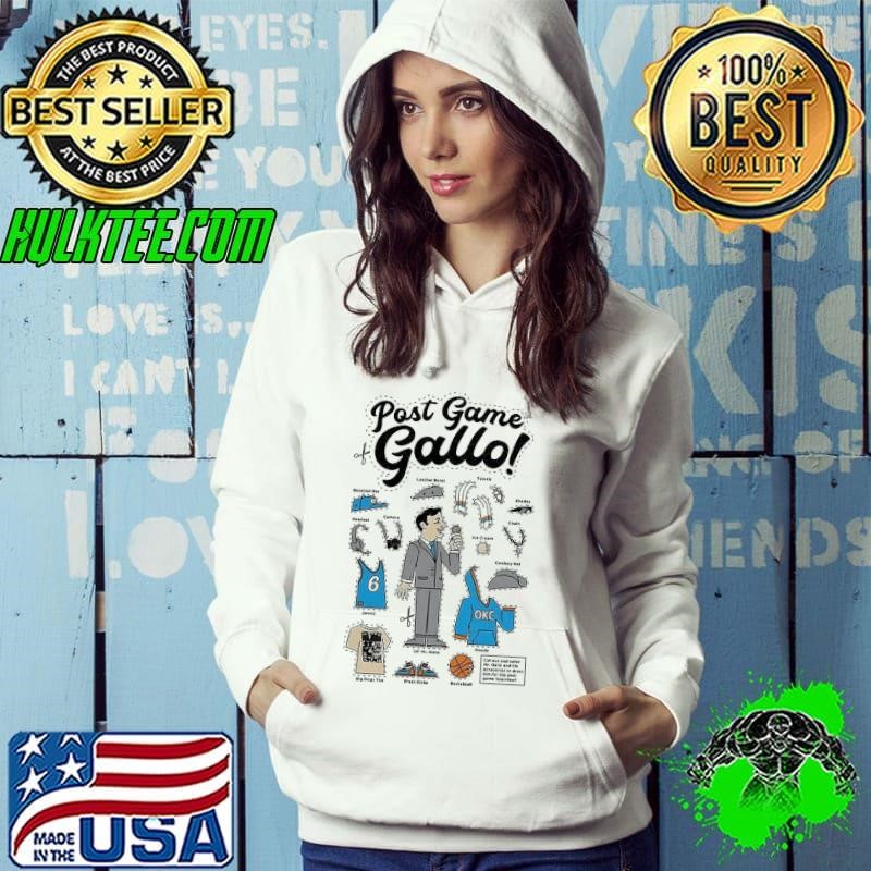 Oklahoma City Thunder post game gallo Hoodie