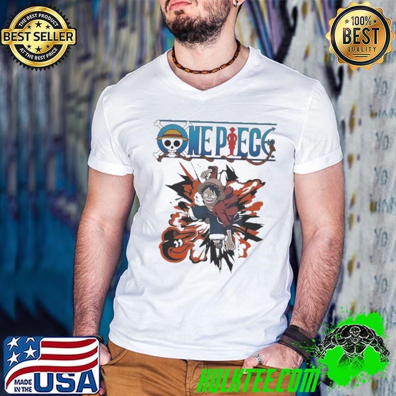 One Piece Baltimore Orioles Shirt