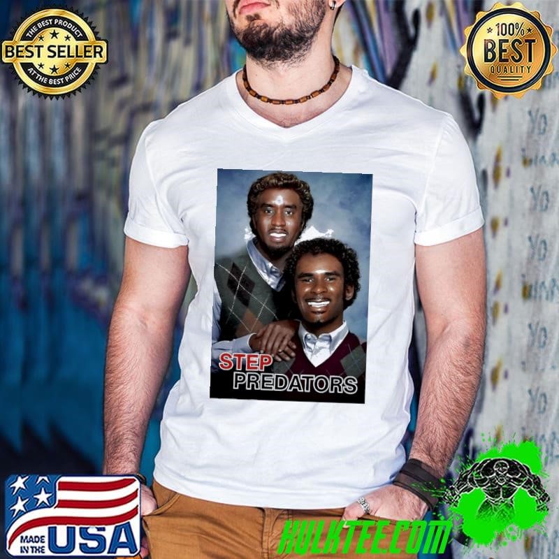 P. Diddy and R. Kelly Step Predators Step Brothers parody shirt