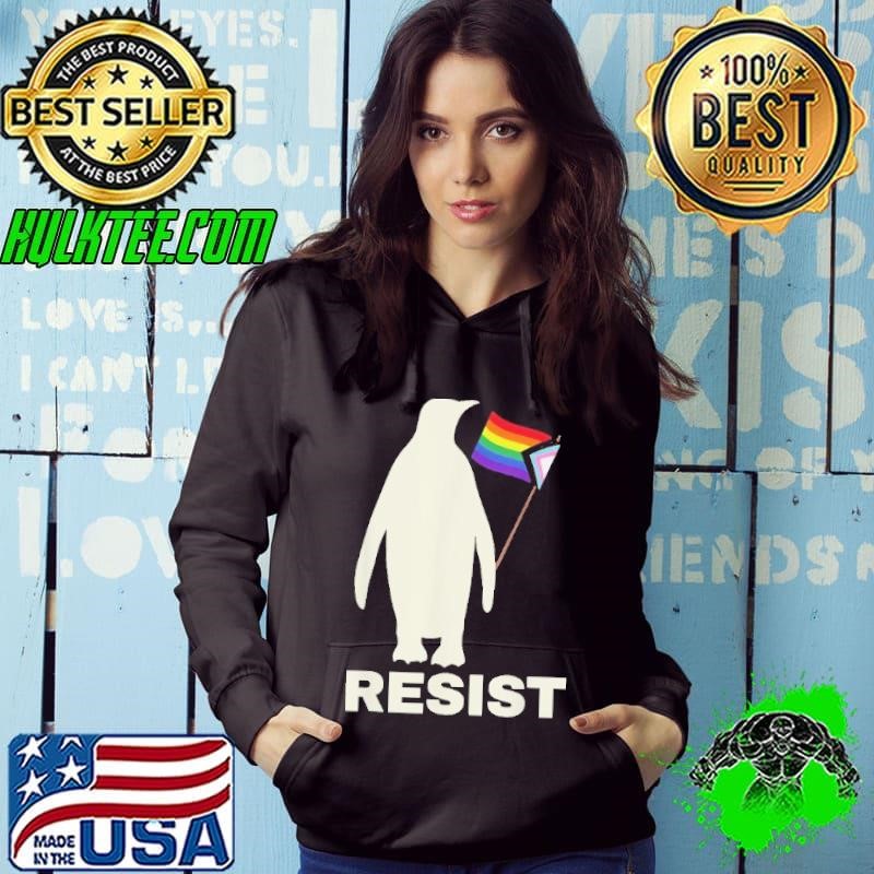 Penguins Protest Against Tariffs Pride Hoodie