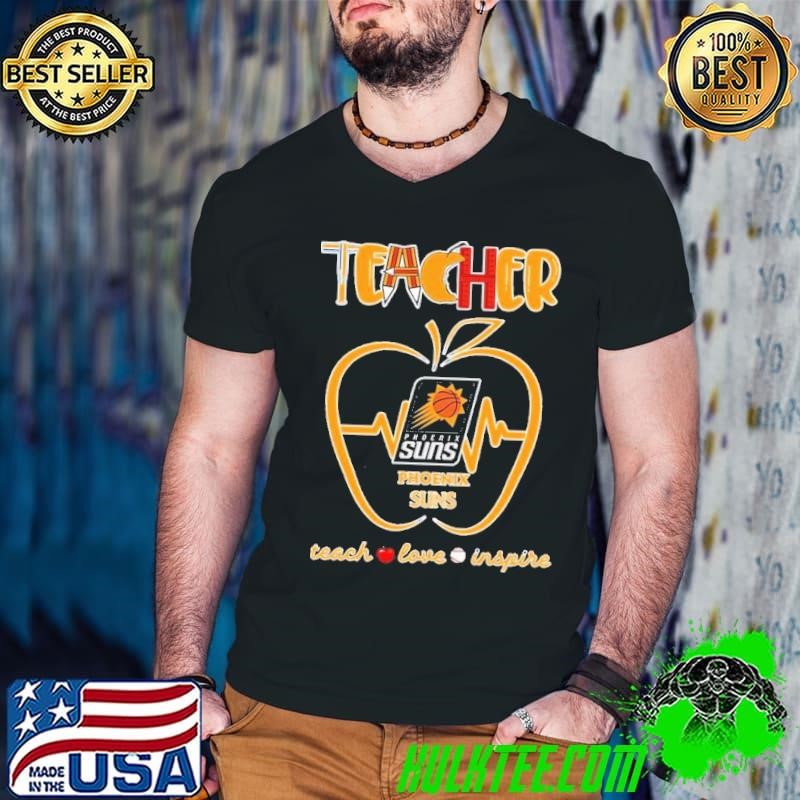 Phoenix Suns teacher apple teach love inspire Guys V Neck