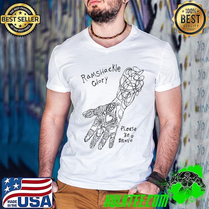 Ramshackle glory please be brave Guys V Neck