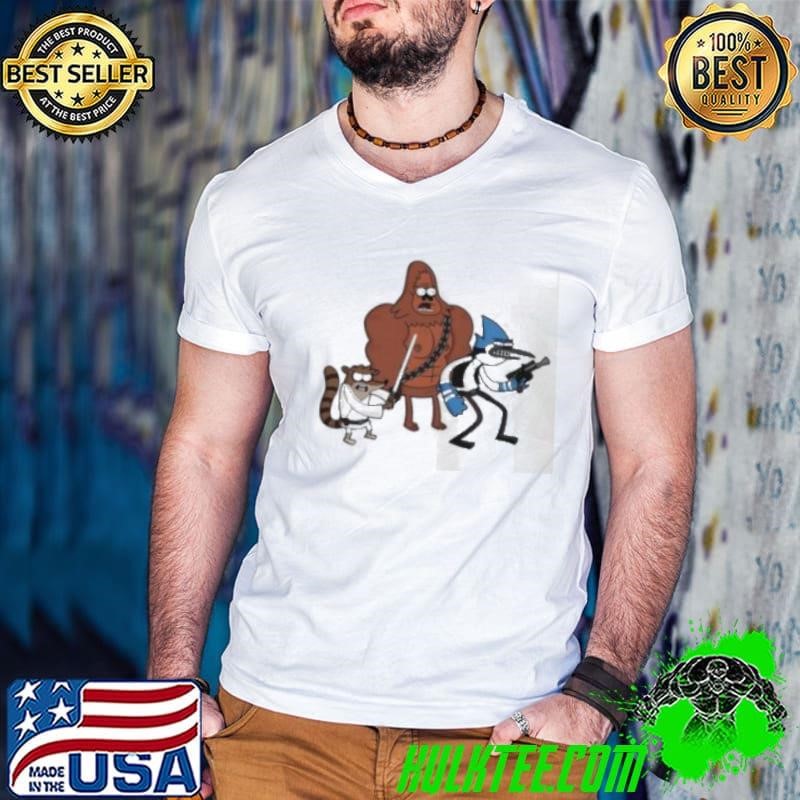 Regular Wars cartoon Guys V Neck
