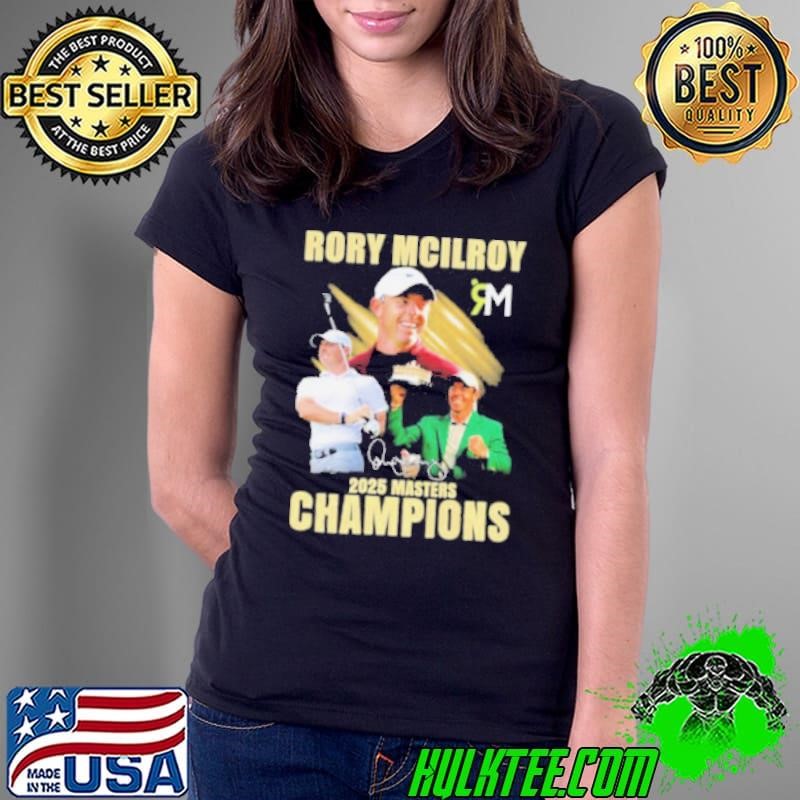 Rory Mcilroy 2025 Masters Champions shirts Ladies Tee
