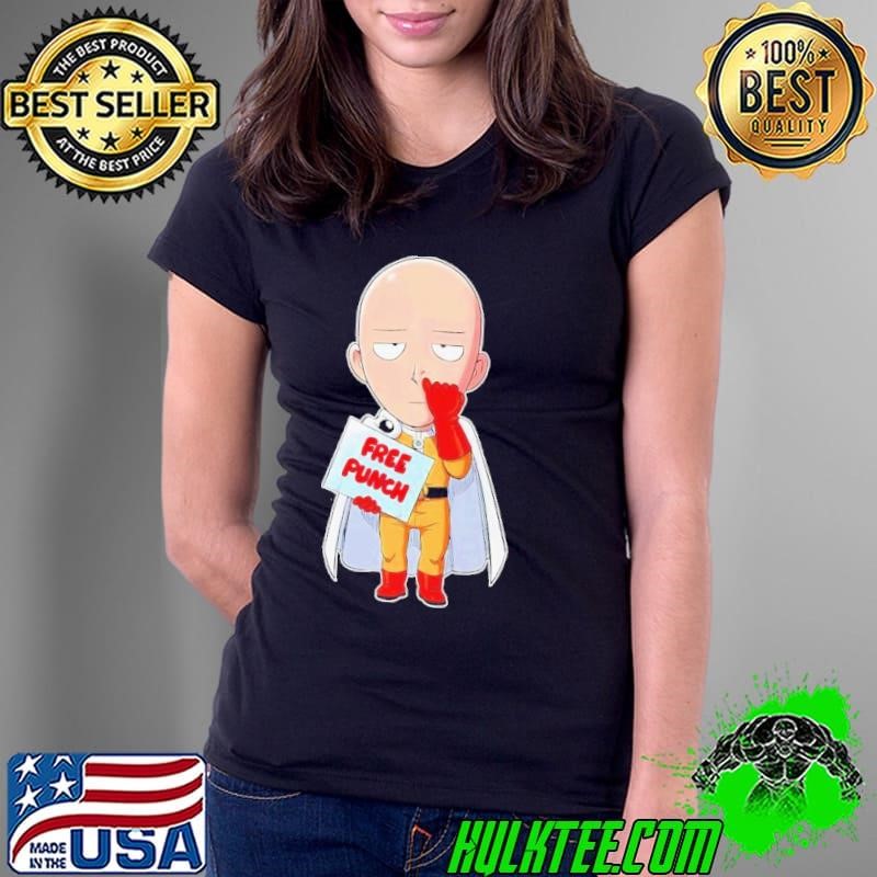 Saitama One-Punch Man free Punch shirt