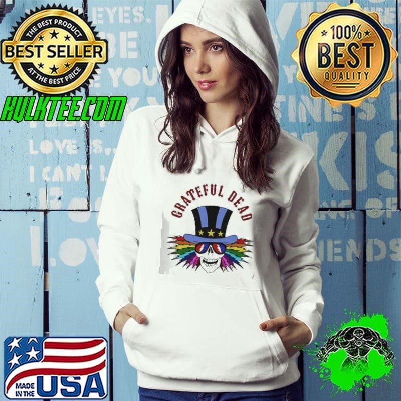 Skeleton Grateful Dead Uncle Sam Colors Hoodie