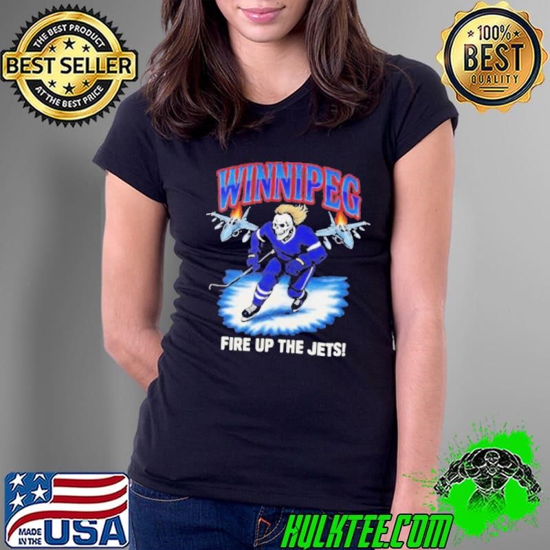 Skeleton Winnipeg Jets fire up the Jets shirt