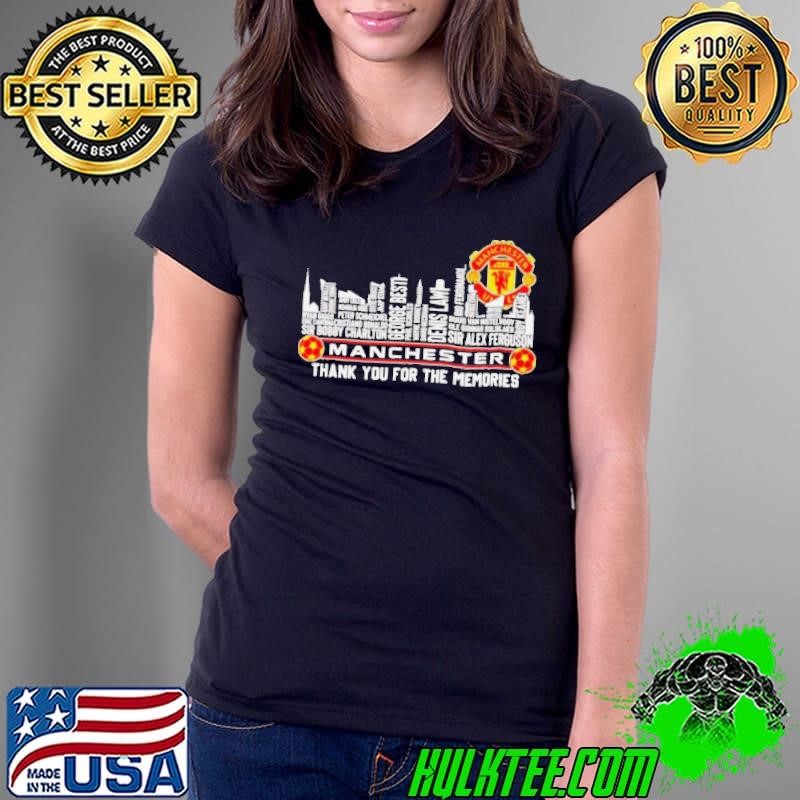 Skyline players name Manchester United thank you for the memories Ladies Tee