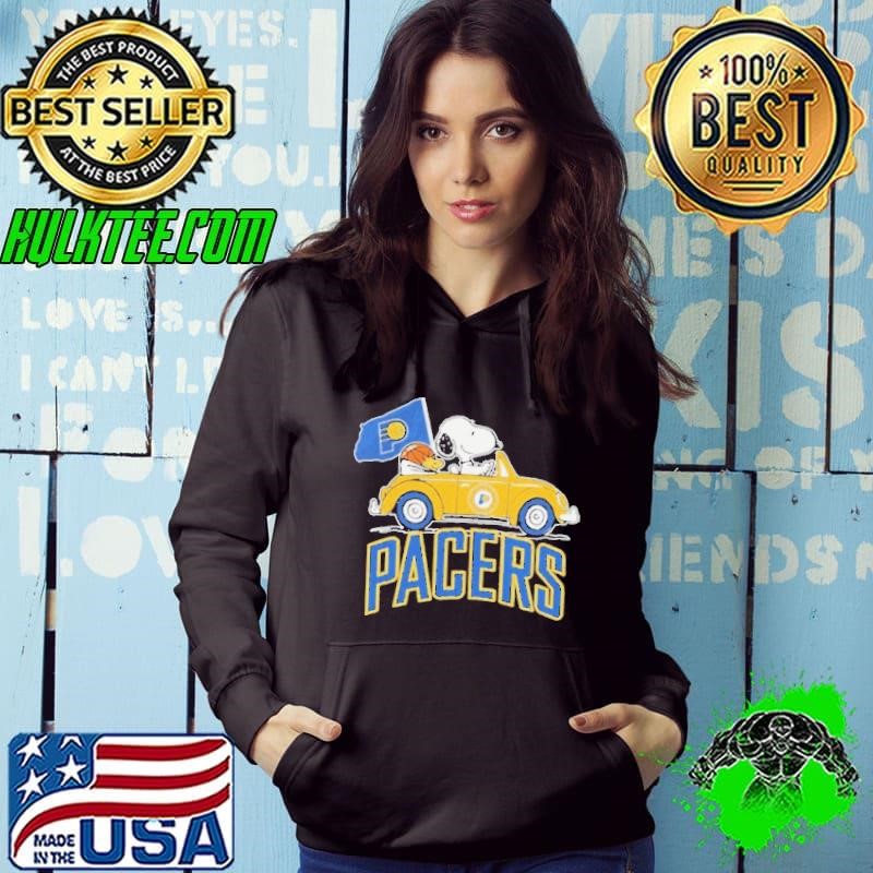 Snoopy And Woodstock Drive Car The Peanuts Indiana Pacers shirt