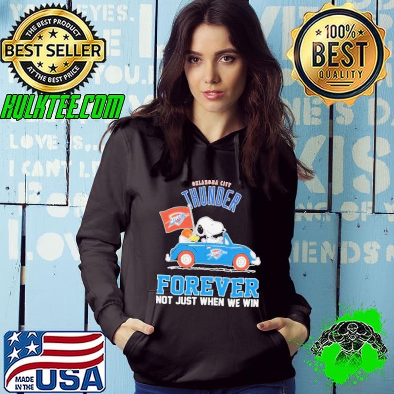 Snoopy And Woodstock Driving Car The Peanuts Forever Not Just When We Win shirt