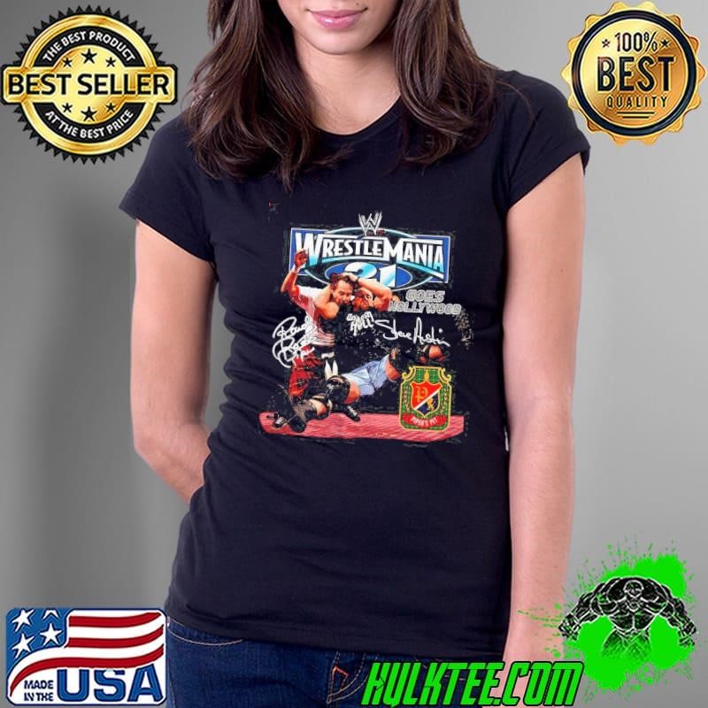 Stone Cold and Steve Austin Piper’s Pit Wrestlemania goes Hollywood Ladies Tee