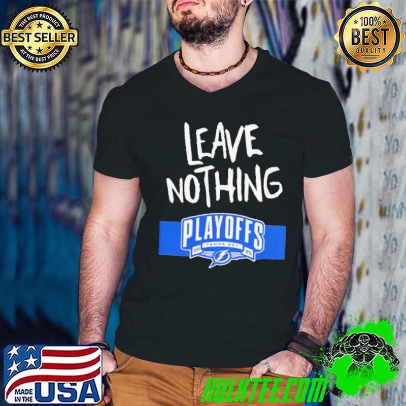 Tampa Bay Lightning 2025 Playoffs Leave Nothing Guys V Neck