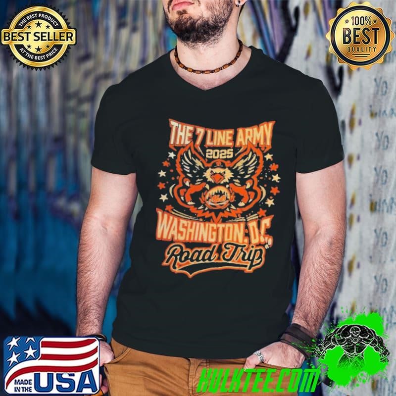 The 7 Line Army 2025 Washington DC road trip shirt