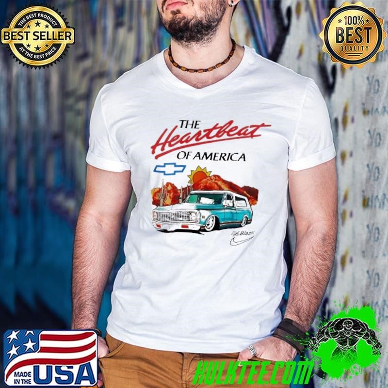 The Heartbeat of America Guys V Neck