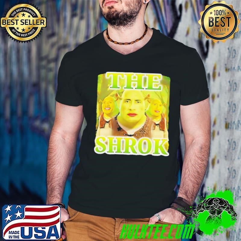 The Shrok Shrek X The Rock shirt