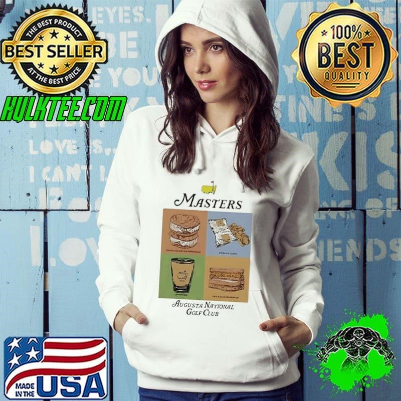 The masters augusta national golf club food list shirt