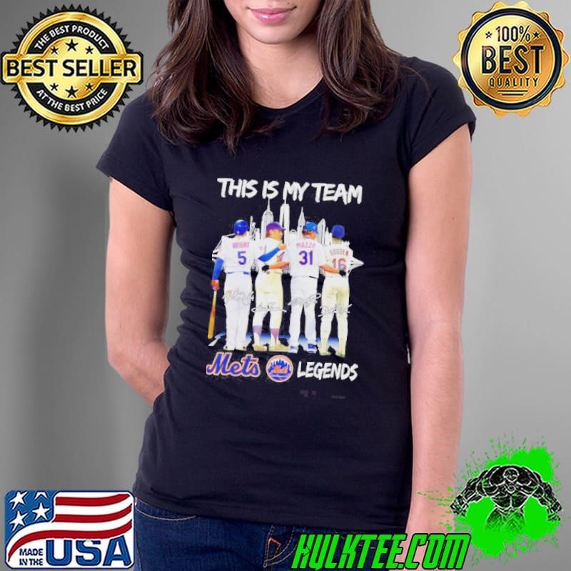 This Is My Team Mets Legends Signature Ladies Tee