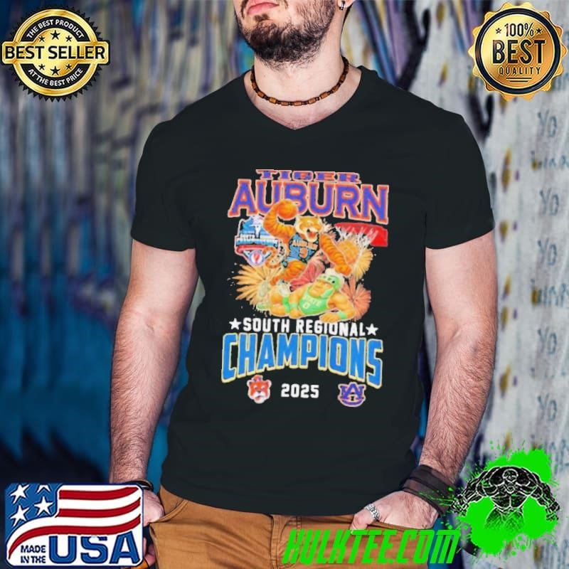 Tiger Auburn South Regional Champions 2025 mascot shirt