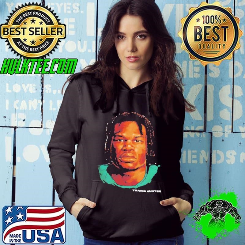 Travis Hunter Jacksonville Jaguars Portrait Hoodie