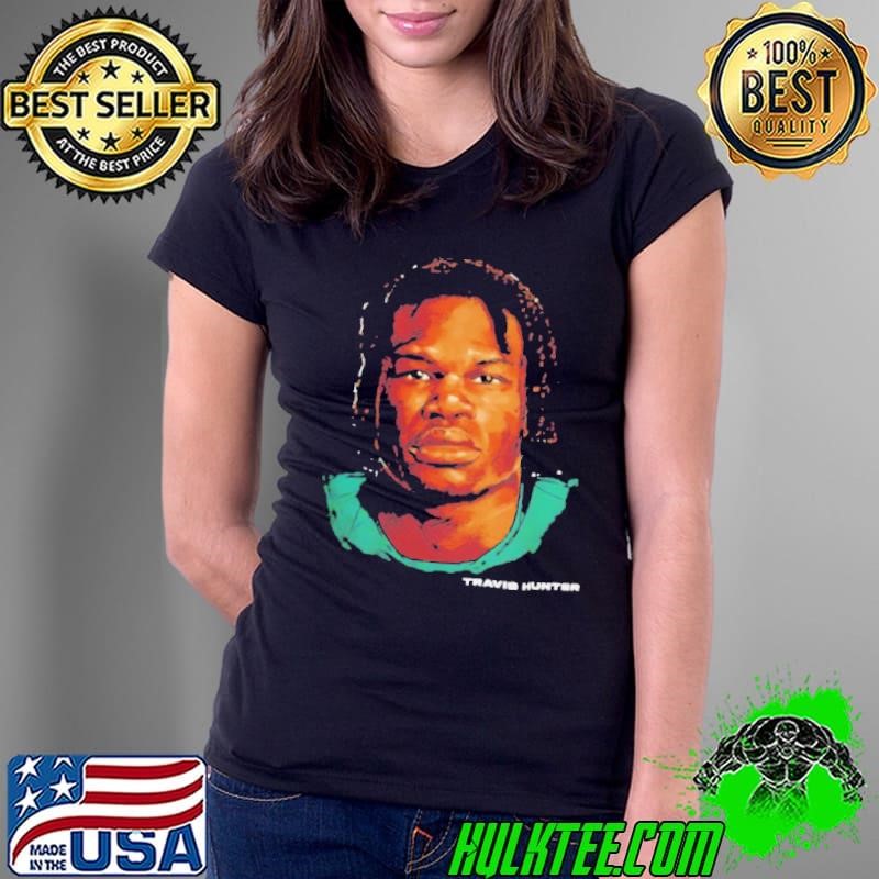 Travis Hunter Jacksonville Jaguars Portrait Ladies Tee