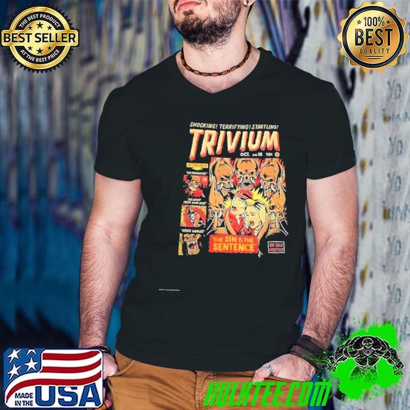 Trivium the sin and the sentence Guys V Neck