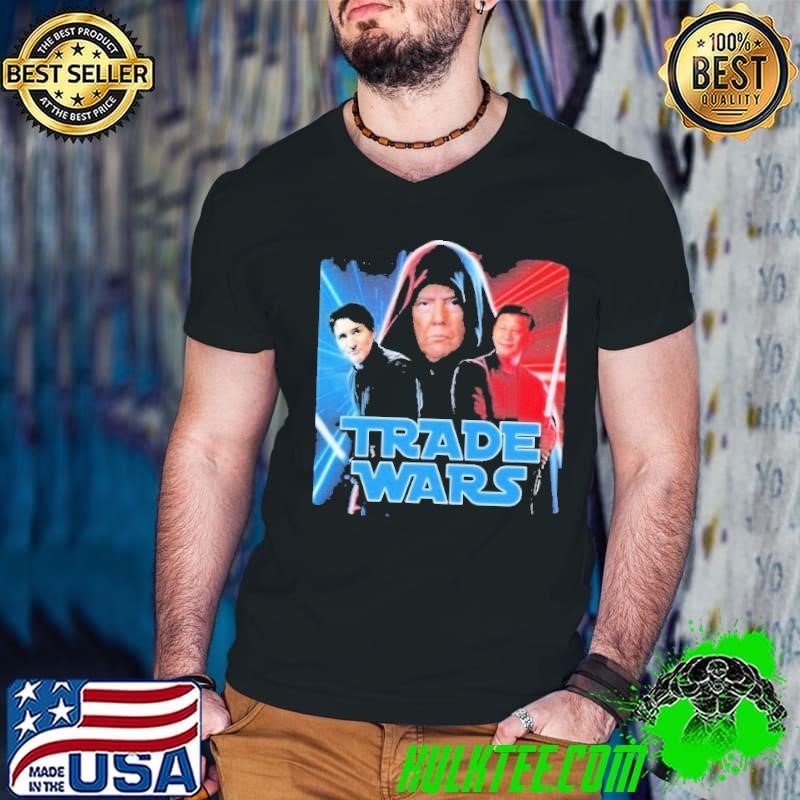 Trump And Xi Jinping Trade Tariff Wars Star Wars shirt