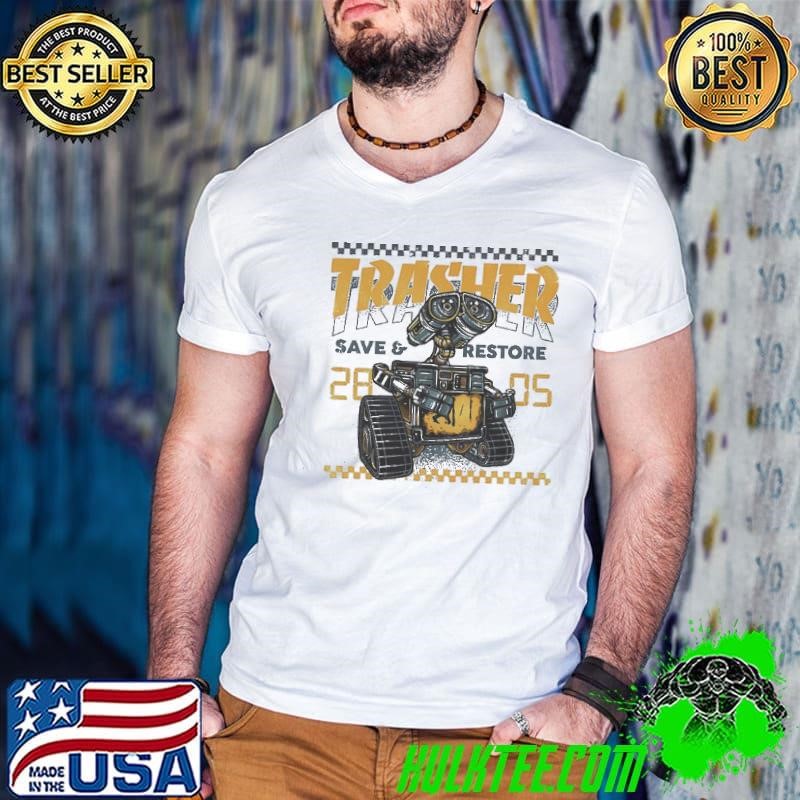 Wall-E 2805 Trasher Save And Restore Guys V Neck