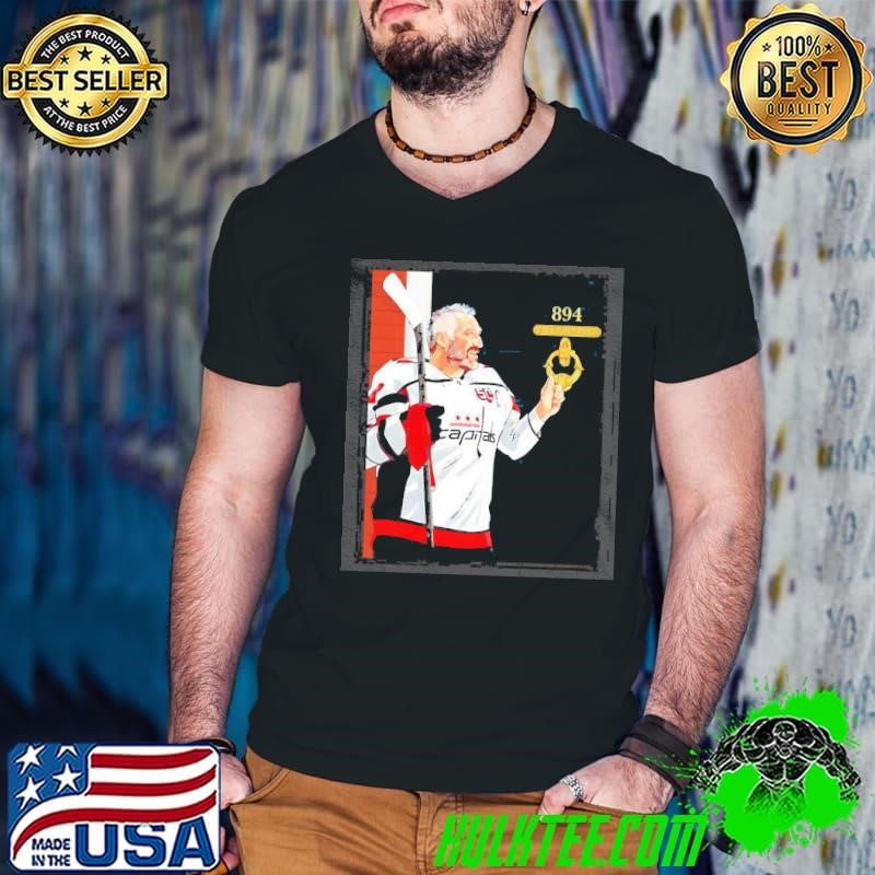 Wayne Gretzky 894 Washington Capitals NHL Guys V Neck