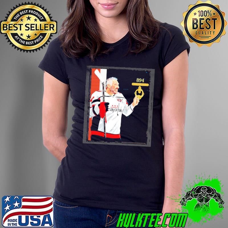 Wayne Gretzky 894 Washington Capitals NHL Ladies Tee
