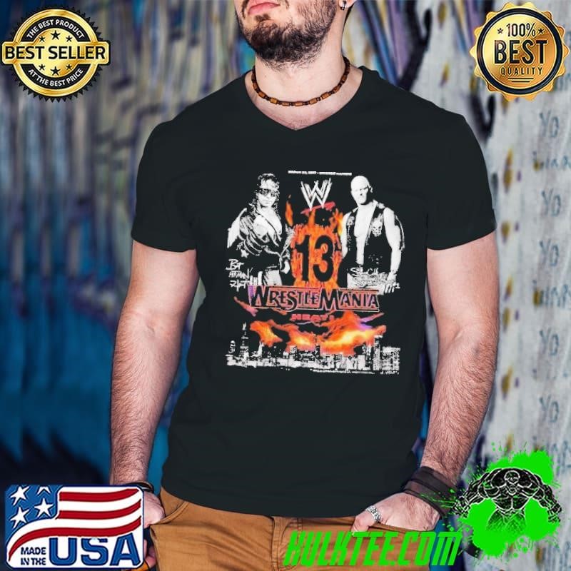 WrestleMania 13 Bret Hart vs. Stone Cold Steve Austin Boxy shirt