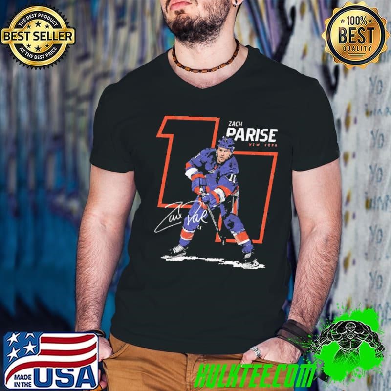 Zach Parise New York I Offset Signature Guys V Neck